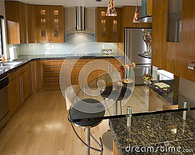 Contemporary Kitchen on Modern Contemporary Kitchen  Click Image To Zoom