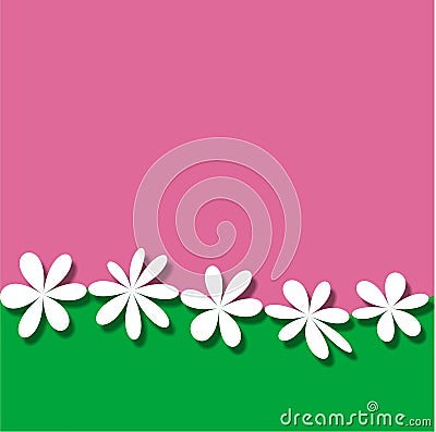 Pink Flower Wallpaper on Stock Photos  Pink Green White Flower Frame Wallpaper Background