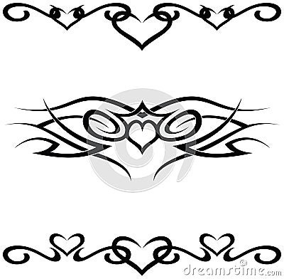 foto de de tatuajes tribales. Imagen de archivo libre de regalías: Tatuajes tribales